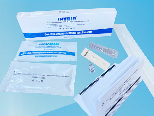 Invbio Antijen Kit Testi İnvaziv Olmayan Nazal Swab Covid-19