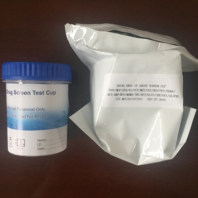 Doa Uyuşturucu Test Kapları 14 Panel + 6 Karıştırma Testi Şeritleri Instant Home 25 Bardak/Kutu