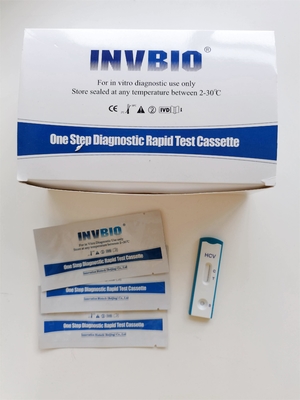 CE İşaretli Bulaşıcı Hastalık Hızlı Test Kitleri HCV Hepatit C Antikoru Kolloidal Altın
