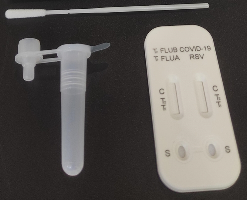 COVID 19 Grip RSV Antijen Kendi Kendine Test 3'ü 1 Arada Birleşik Ev Testi CE İşareti