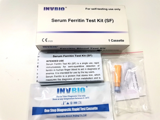 Tam Kanda Yüksek Doğruluk CE Onaylı Ferritin Hızlı Test Kiti
