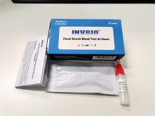 Evde İnsan İmmünolojik Fobt Kiti Dışkıda Gizli Kan Testi