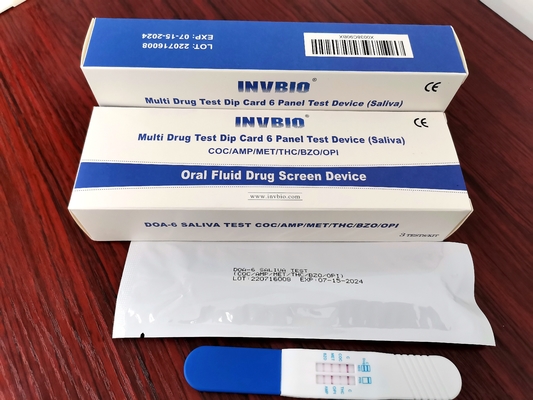 CE INVBIO Uyuşturucu Bağımlılığı Test Kiti Sağlığı Tanımlar