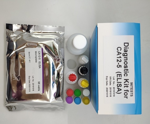 In Vitro Elisa Test Kiti İnsan Kanser Antijeni 125 CA 12-5 Kantitatif Tayini