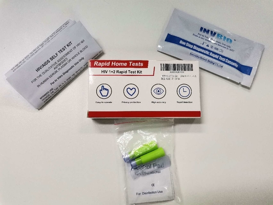25 adet Tam Kan Teşhis Hiv Hızlı Test Kitleri Evde Kullanım Kendi Kendine Test