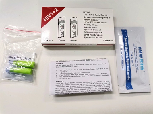 Oem Hiv Hızlı Test Kitsleri Tüm Kan Tanısı Ev Kullanımı Kendi Test