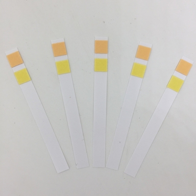 98% doğruluk İnsani pH Reagent Şeritleri İdrar Analizi için 3.00mm Genişlik