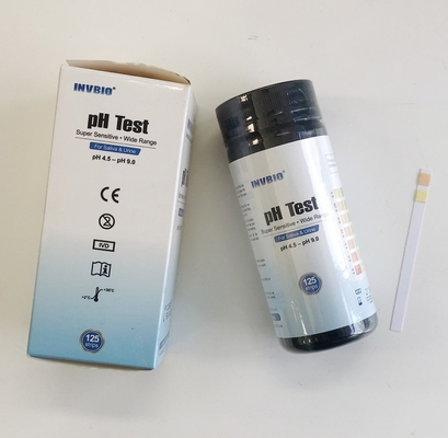 4.5 ila 9.0 Asitlik ve Alkalilik Tükürük Ph Test Şeritleri Ev Kullanımı