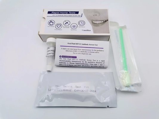 99% Oraquick Tükürük Hiv Oral Swab Test Doğruluğu Invbio In Vitro Diagnostik Kullanımı