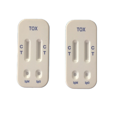 IgG IgM TOXO Toksoplazmoz Ev Test Kiti Kolloidal Altın Kromatografisi