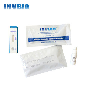 Serum Plazma IgG IgM Antikor Chikungunya Hızlı Test Kiti Kartı