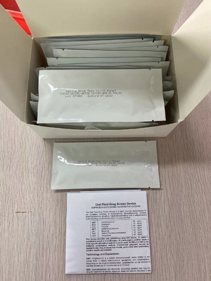 Evde 6 Panel Oral Tükürük İlaç Oral Sıvı Test Kiti