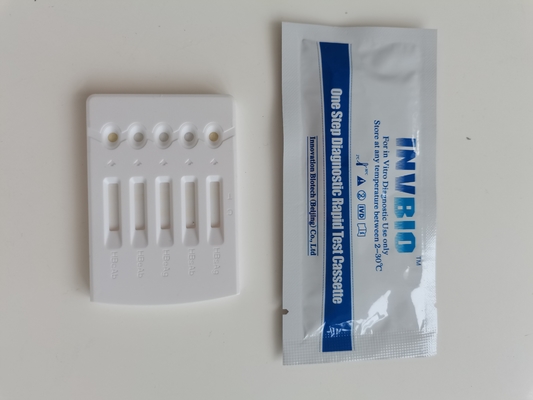 Bir Adım Hbv Hızlı Test Kitleri Teşhis Reaktifleri 5 Panel Test Stip Kaseti