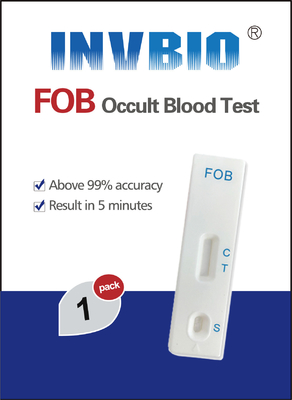 Invbio Bir Seçenek Fobt Test Dışkı Gizli Kan Dışkıda