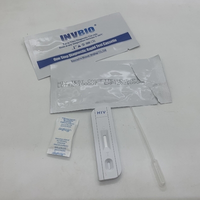 Yüksek Hassasiyet Bir Adım Hızlı Test Kiti Yardımcıları / Hiv 1/2 Antikor Tam Kan Enfeksiyonu Oem Ambalajı