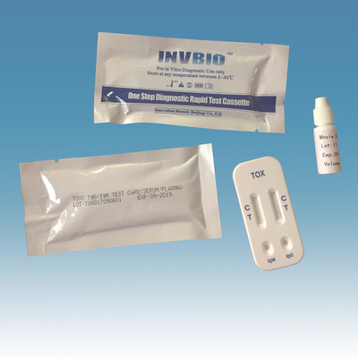 INVBIO Toxoplasma Toxo Gebelik Hızlı Test Antikor IgG / IgM Kan Kombo Paneli