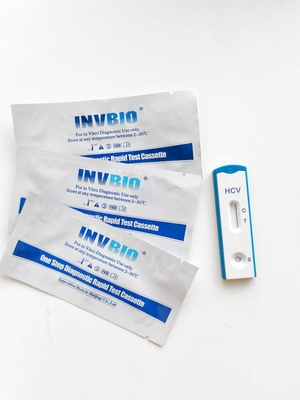 Tam Kan Serum Plazma için Hcv Hepatit C Hızlı Test Kiti Şerit Kaseti