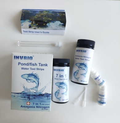 FSC Invbio Akvaryum Su Test Şeritleri Amonyak Nitratlar Balık Tankı Kurşun Testi