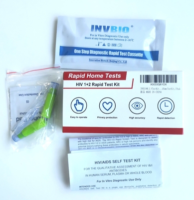 Tam Kan / Serum / Plazmada Ce İşareti Hızlı Test Hiv Kiti