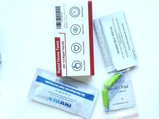 İnsan İmmün Yetmezlik Virüsü Tek Adımda Hiv Test Kiti %99 Doğruluk