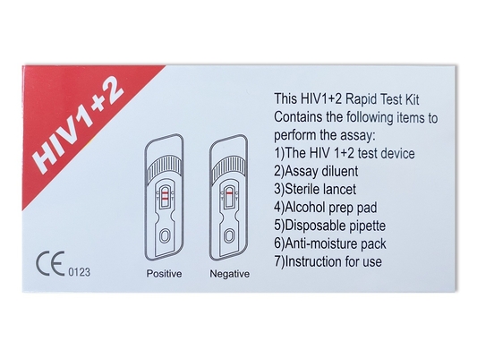 Ag Ab Frengi Ve Hiv Yardımcıları İçin 40 Adet Hızlı Teşhis Test Kiti