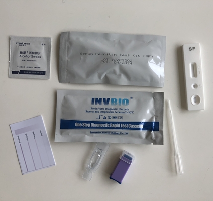 Invbio Ce Kendi Kendini Test Eden Anemi Test Kiti Serum Ferritin Düzeyleri Evde Hızlı