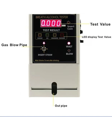 Elektrokimyasal Ledli Nefes Alkol Test Cihazı At319 Modül Değiştirilebilir