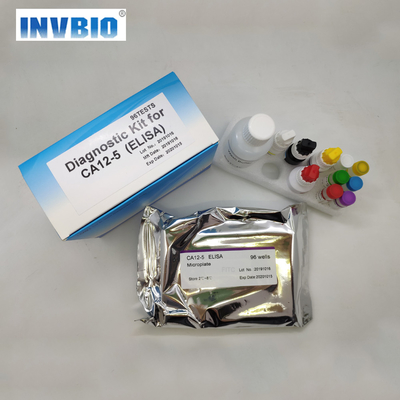 In Vitro Elisa Test Kiti İnsan Kanser Antijeni 125 CA 12-5 Kantitatif Tayini