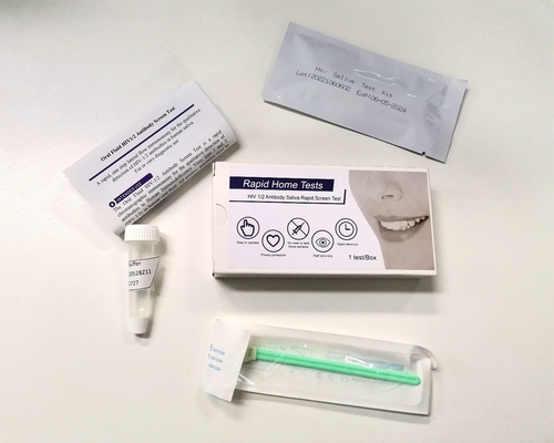 Hiv 1 ve 2 Oral Swab Hiv Hızlı Test Kitleri Aids İçin Gerekli Distribütör