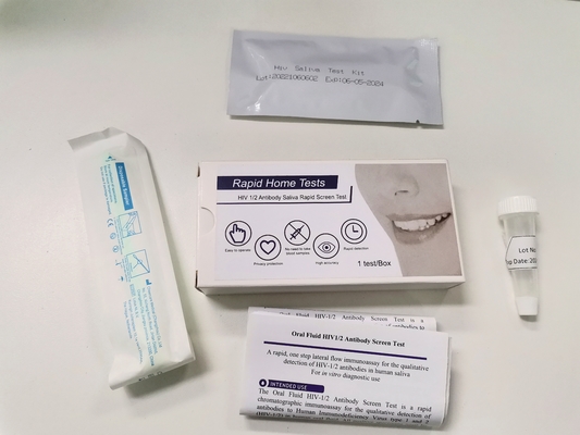 Bir Adımda Hiv Combo Test Kiti Tükürük / Oral Tıbbi Teşhise Yardımcı Olur