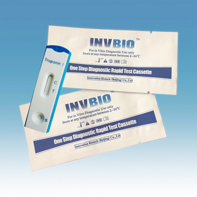 1.0ng/Ml Miyokard Enfarktüsü Mi Ctni Kardiyak Troponin I Hızlı Test Kiti Invbio