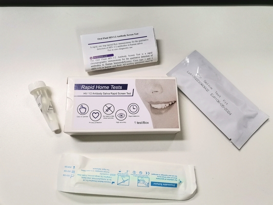 Bir Adımda Fsc Onaylı Hiv Hızlı Test Kitleri Tükürük İle Kendi Kendine Hızlı Sonuç Kullanır