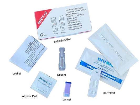 Quick Finger Prick Std Hızlı Hiv Kan Test Kitini Belirleyin Ce Iso Sertifikası