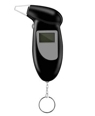 Alkalin Pil ile Polis Araba Dijital Bactrack Alkol Breathalyzer Anahtarlık