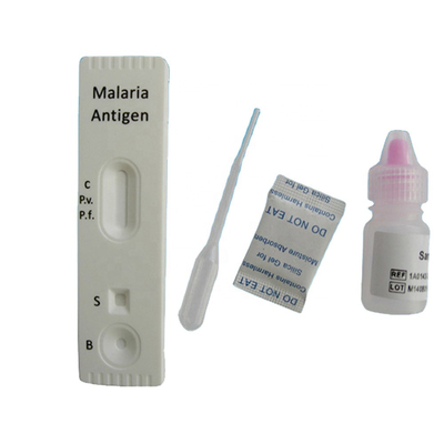 Tropikal Hastalık Hızlı Teşhis Test Kiti Sıtma Rdt Antikorları Pv / Pf Kan