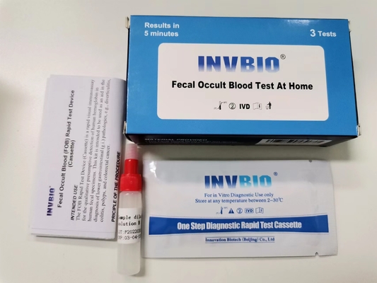 Hızlı Teşhis Bir Adım Dışkıda Gizli Kan Testi Kiti Evde Kullanım