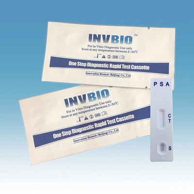 Profesyonel Tıbbi Cihazlar Kiti Tümör İşaretleyici Testi Iso ile Bir Adım Psa Test Kartı