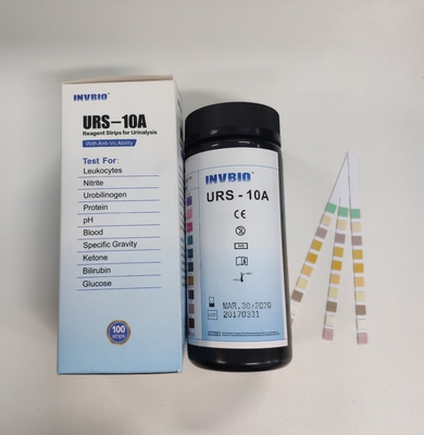Özgül Ağırlık Glikoz Ph Protein Lökositleri İçin Normal Hızlı FSC İdrar Analizi Çubuğu Testleri