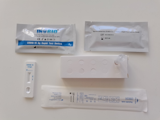 1 adet/kutu Invbio Evde Hızlı Kovid Test Kiti Almanya Bfarm ile