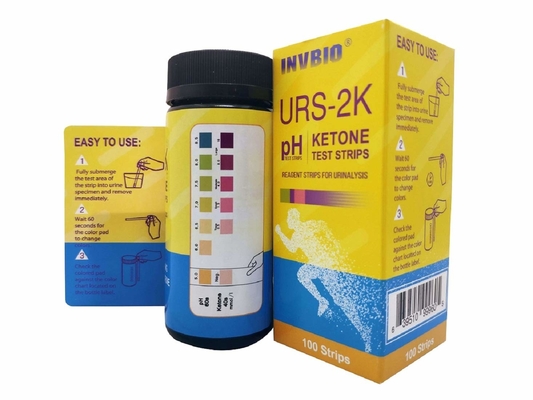 Bir İdrar Stripinde İdrar Analizi Keto Ph Testi Fda Ce Fsc Onaylandı