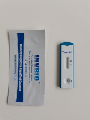 Troponin I Ctni Testi Tam Kan / Serum / Plazma Hızlı Teşhis Troponin Kartları