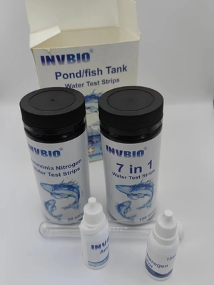 Akvaryum Gölet Balık Tankı Su Kalitesi Test Kiti 7'si 1 Arada Şeritler 100/Paket