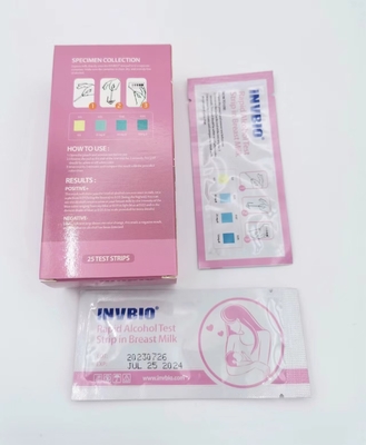 Tek Adımda Anne Sütü Test Şeritleri 2 Dakikada Sonuç 25/Kutu