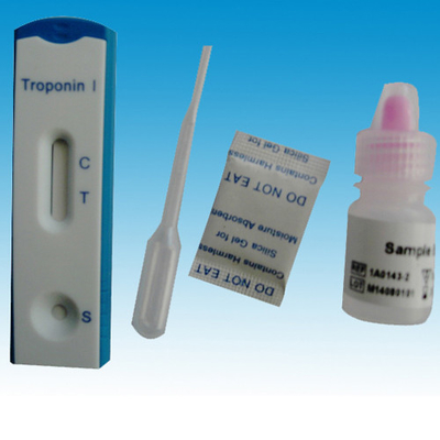 Profesyonel Tam Kan Kardiyak Troponin I Hızlı Test Kiti Yüksek Hassasiyet