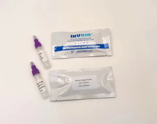 Evde Hızlı Doğru Hızlı H Pylori Antikor Testi Kaseti Kendi Kendine Test