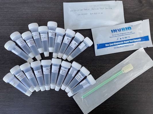 Doğruluk Güvenilirlik Covid-19 Ağızdaki sıvı Hızlı Antigen Test Kiti