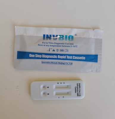 Yüksek Duyarlılık Covid 19 Grip A &amp; B Çift Tanı için Kendini Test Et 1pcs/Kutu