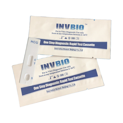 Tıbbi IVD Hcg Tek Adımda Gebelik Test Kartı