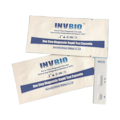 Tıbbi IVD Hcg Tek Adımda Gebelik Test Kartı