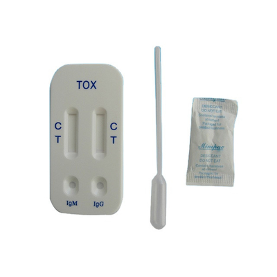 IgG IgM TOXO Toksoplazmoz Ev Test Kiti Kolloidal Altın Kromatografisi